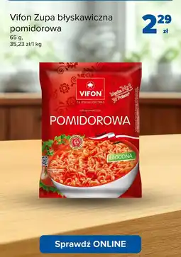 Carrefour Zupa Vifon błyskawiczna pomidorowa 65g oferta