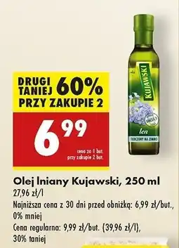 Biedronka Olej len Kujawski kruszwica oferta