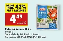Biedronka Paluszki krabowe surimi Vici oferta