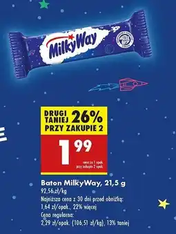 Biedronka Baton Milky way oferta