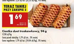 Biedronka Ciastko duet truskawkowy oferta