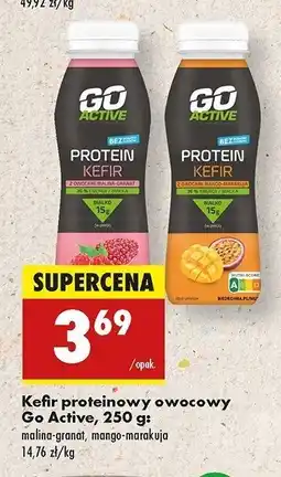 Biedronka Kefir proteinowy mango-marakuja Go active oferta
