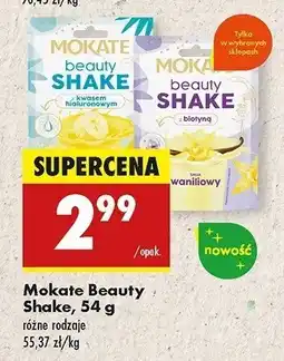 Biedronka Shake beauty kwas hialuronowy Mokate oferta