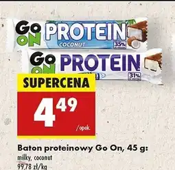 Biedronka Baton proteinowy coconut Sante go on! protein oferta