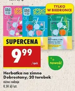 Biedronka Herbatka na zimno metabolizm Dobrostany oferta