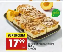 Biedronka Sernik z brzoskwiniami oferta