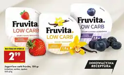 Biedronka Jogurt truskawkowy Fruvita low carb oferta