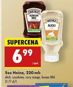 Biedronka Sos curry mango Heinz oferta