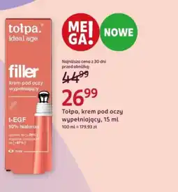 Rossmann Tołpa, krem pod oczy wypełniający oferta