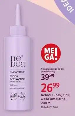 Rossmann Neboa, Glossy Hair, woda lamelarna oferta