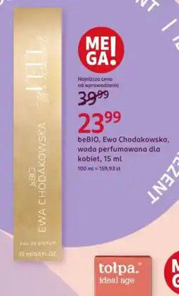 Rossmann beBIO, Ewa Chodakowska, woda perfumowana dla kobiet oferta