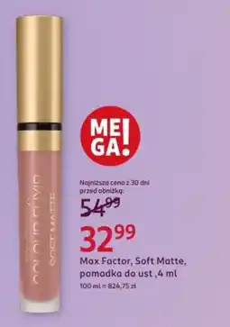 Rossmann Max Factor, Soft Matte, pomadka do ust oferta