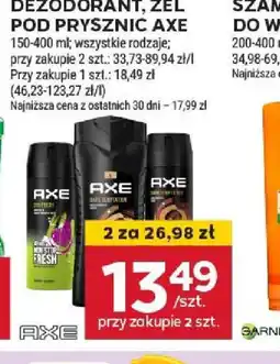 Stokrotka Dezodorant, żel pod prysznic Axe oferta