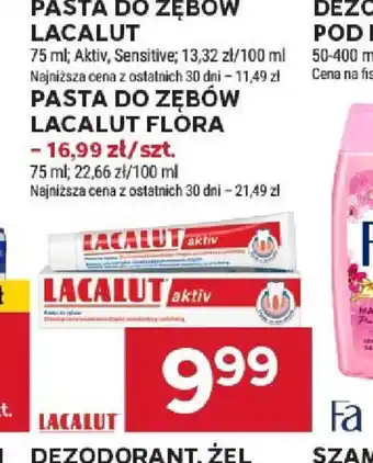 Stokrotka Pasta do zębów Lacalut Aktiv oferta