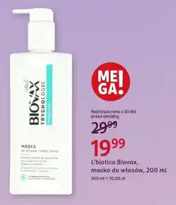 Rossmann L'biotica Biovax, maska do włosów oferta
