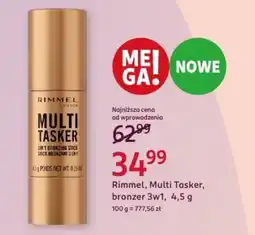 Rossmann Rimmel, Multi Tasker, bronzer 3w1 oferta