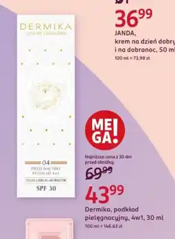Rossmann Dermika, podkład pielęgnacyjny oferta