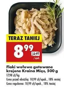 Biedronka Flaki wołowe gotowane krojone Kraina Mięs oferta