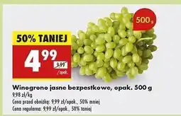 Biedronka Winogrono jasne bezpestkowe oferta