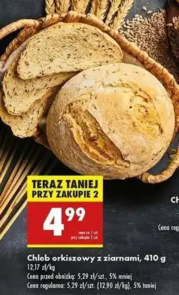 Biedronka Chleb orkiszowy z ziarnami oferta
