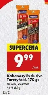 Biedronka Kabanosy drobiowe Tarczyński Exclusive oferta