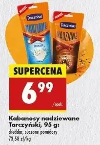 Biedronka Kabanosy barbecue Tarczyński Nadziane oferta