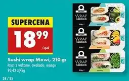 Biedronka Wrapy z łososiem mango Mowi oferta