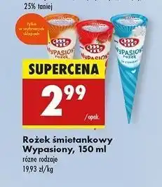 Biedronka Rożek śmietankowy o słonego karmelu Mlekovita Wypasione oferta