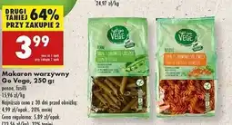 Biedronka Makaron świderki z czerwonej soczewicy Govege oferta