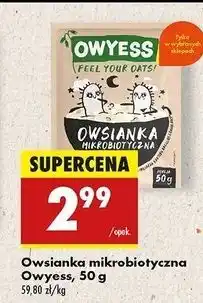 Biedronka Owsianka mikrobiotyczna nocna Owyess oferta