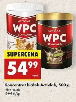 Biedronka Koncentrat białek wpc standard słony karmel Activlab oferta
