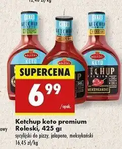 Biedronka Ketchup premium jalapeno Roleski Keto oferta