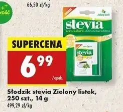 Biedronka Słodzik naturalny stevia Zielony Listek oferta