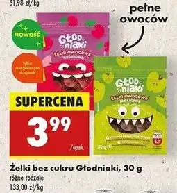Biedronka Żelki jabłkowe Głodniaki oferta