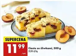 Biedronka Ciasto ze śliwkami oferta