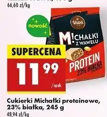 Biedronka Cukierki protein Wawel Michałki Z Wawelu Protein oferta