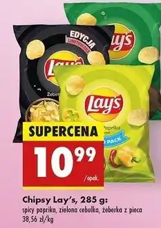 Biedronka Chipsy żeberka z pieca Lay's oferta