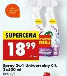Biedronka Spray do czyszczenia lawenda Cif oferta