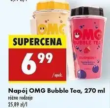Biedronka Napój lemon Omg Bubbte Tea oferta