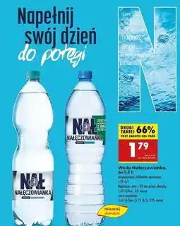 Biedronka Woda delikatnie gazowana Nałęczowianka oferta