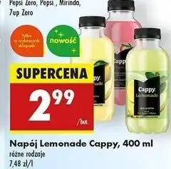 Biedronka Lemoniada cytryna i mięta Cappy oferta