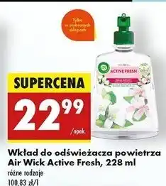 Biedronka Odświeżacz powietrza białe kwiaty zapas Air Wick Active Fresh oferta