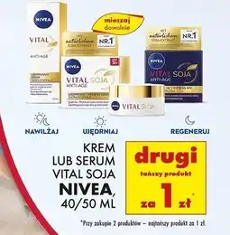 Biedronka Serum ujędrniające Nivea Vital Soja oferta