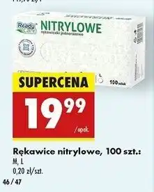 Biedronka Rękawiczki nitrylowe l Ready Care oferta