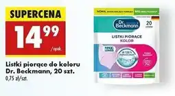 Biedronka Listki piorące kolor Dr. Beckmann oferta