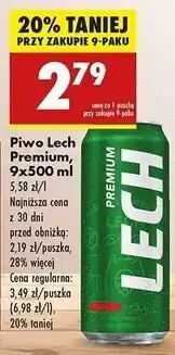 Biedronka Piwo Lech Premium oferta