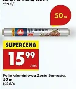 Biedronka Folia aluminiowa 50 m Zosia Samosia oferta