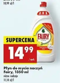 Biedronka Płyn do mycia naczyń lemon Fairy oferta