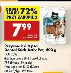 Biedronka Przysmak dentystyczny dla psa medium Activ Pet oferta