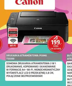 Alsen Drukarka atramentowa Canon Pixma TS3350 oferta